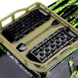 HB ZP1003 1:10 4WD RC Ralley Car Proportional Control Retro Vehicle LED Light RTR Brushless High Speed RC Car Drift Truck Toys