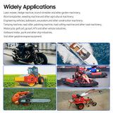 LCD Digital Tachometer Gas Engine Tach/Hour Meter Resettable RPM Tester for 2/4 Stroke Engine Motorcycles Maintenance Reminder