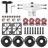 For 5232Mm Wheels 100A Aluminum Alloy Professional Bridge Skate Board Bracket 5In Skateboard Trucks Accessories