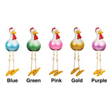 Chicken Ornament Home Resin Statue Cute Cartoon Crafts Funny Fairy Easter Art Garden Gift Landscape Animal Yard Decor