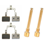 Dropship-2 Pairs Brake Pads for Shimano B01S M515 M515-La M515-La-M M525 with M4 Titanium Bolts for Bicycle Disc Brake Pad