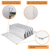 10 Plates Gas Stove Wind Shield Camping Picnic Cooking Burner Windproof Screen Aluminum Alloy Wind Screen Outdoor Accessories