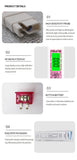 4 in 1 PH/TDS/EC/Temp Meter High Precision for Water Quality Tester with 0-14 Measurement Range for Aquarium Swimming Pool
