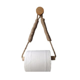 Modern And Simple Roll Paper Stand Retro Woven Towel Hanging Hemp Ropes Bathroom Toilet Roll Paper Holders Bathroom Hardware
