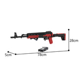 1186pcs Building Block Toy Gun AK47 Assault Rifle Toy Model Compatible with Puzzle Assembly Toy Brick Cosplay Weapon Props