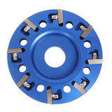 Hoof Trimming Tool Aluminium Alloy Disc Hoof Trimmers Hoof Trimming Cutter Head 8 Blades For Livestock Horses Cows