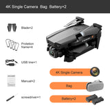 2020 New XT6 Drone Dual Lens 4K High Definition Aerial Photography Optical Flow Fixed Height RC aircraft Toys  (Free gift)