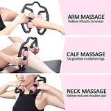 Massage Roller U Shape Trigger Point For Arm Leg Neck Muscle Tissue Fitness Gym Yoga Pilates Sports 4 Wheel Blocks Yoga Roller
