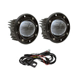 3inch Round Flush Mount Led Work Light White-Yellow-Color-in-One 8D Projector Lens 20W Driving Lamp for Off-road Cars Trucks 12V