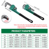 24 Inch Heavy Duty Pipe Wrench Carbon Steel Adjustable Plumbing Wrench Plumber Tools for Home Improvement Industrial Maintenance