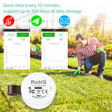 ORIA Thermometer Hygrometer Wireless Bluetooth Outdoor Thermometer Smart Home Temperature and Humidity Sensor