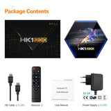 HK1 R2 Smart TV BOX Android 11.0 RK3566 Quad Core SD BT V4.1 2.4G /5G Dual Wifi 1000M 8K 4K  32G 64G Media Player Set Top Box