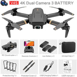 2021 New V4 Rc Drone 4k HD Wide Angle Camera 1080P WiFi Fpv Drone Dual Camera Quadcopter Real-time Transmission Helicopter Toys