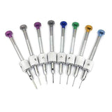 Watch Screwdrivers with Metal Stand Tool Compatible with Watch Repair Watch Screwdriver Set Watchmakers Screwdrivers Set Holder