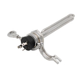 Weldless Heating Element Kit 1650W Ripple Heating Element  120V(23cm) integrated 1.5“Tri Clamp &amp; L6-30P Plug Silicone Gasket