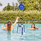 Floating Basketball Hoop for Pool Outdoor Water Competitive Water Basketball Game Set for KidsFun Floating Pool Toys with 2