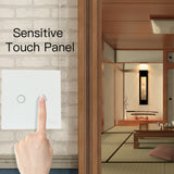 Smart Light Switch Touch Sensitive Wall Switch Home Automation Z Wave Wireless Smart Remote Control Light Switch