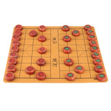 Chinese Chess Set Solid Ebony Pieces Chessman Portable Travel Family Board Game Set For Kid Adult Chess Gift