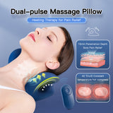Electric Neck Shoulder Stretcher Neck Pain Relaxer Cervical Traction Device Pillow for Pain Relief Cervical Spine Alignment