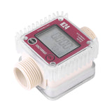 K24 Turbine Digital Oil Fuel Flow Meter Gauge For Chemicals Liquid Water Y4QC