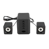 USB Desktop Computer Speaker Dynamic RGB Backlight Laptop Speaker with Subwoofer USB DC 5V for Music Movies Gaming