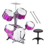 kinderen Kids Jazz Drum Set Kit Musical Instrument Educatief Speelgoed 5 Drums and One Symbal Design Percussion Instrument