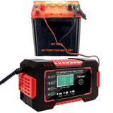 Car Battery Charger 12V 6A Intelligent Fast Charging Pulse Repair Type Full Auto-Stop Dual-Mode Lead Acid for Motorcycle