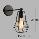 Led Wall Light Retro Loft Industrial Wall Lamp Black E27 Vintage Sconces Wall Lamp Industrial Lighting Fixture Indoor