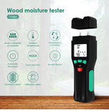 FY886 Wood Moisture Meter Hygrometer Timber Damp Detector Tree Density Digital Wood Humidity Tester Timber Damp Detector