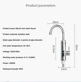 Electric Hot Water Faucet 220V Water Heater Fast Heating Cold/Hot Water Heating Machine Home Appliance