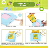 112pcs Smart English Card Learning Machine Children Pronunciation Early Educational Toy Preschool Toddler Learning Teaching Aid