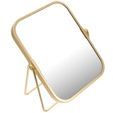 Vanity Makeup Mirror with Metal Stand 360 Degree Swivel Desktop Tabletop Mirror