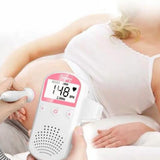 New Fetal Doppler Ultrasound Baby Heartbeat Detector Home Pregnant Doppler Baby Heart Rate Monitor Pocket Doppler 2.5MHz