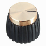200X Guitar AMP Amplifier Knobs Push-on Black+Gold Cap for Marshall Amplifier