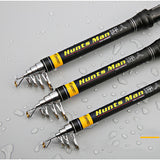 Mavllos Superhard Carbon Telescopic Fishing Rod 2.1M-2.7M-3.6M-4.5M L.wt 10-30 Carp Fishing Rod for Bass Pike Fishing Tackle