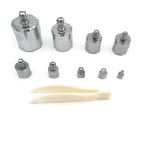 17Pcs Precision Calibration Weight Set 10mg-100g Grams Scale for Mini Precision Digital Weight Scale Digital Scale balance