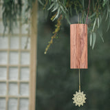 Chakra Chimes Natural Bamboo Wind Chimes Meditation Chord Windbell for Outdoor Garden Patio Decoration Zen Meditation Relaxation