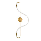 Nordic Linear Led Wall Lamp Art Deco Bedroom Hotel Bedside Modern Led Stave Wall Light Home Deco Gold Wall Sconce Mounted Wall