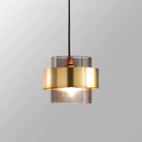 Gray Glass Pendant Light Dining Room Restaurant Light Hanging Lamp Kitchen Decor Home Nordic Indoor Bedroom LED Lighting Fixture