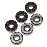 16Pcs BSB 608 ABEC-11 6 Bead Ceramic Skateboard Bearings Roller Skate Bearings Ice Skate Bearings Long Board Bearings