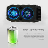Outdoor Waterproof Wireless Bluetooth Speaker Home Theater Portable Mp3 Karaoke Stereo Music Support FM SD Card With Microphone