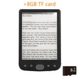 11.11 Sale 6"e-Ink screen BK6025 e-book reader  Electronic Reader  800x600 Resolution Display 300DPI