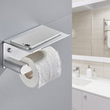 Paper Roll Storage Rack Waterproof Self-Adhesive Kitchen Bathroom Towel Holder for Household Bathroom Accessories