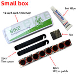 Brand New Bike Bicycle Flat Tire Repair Kit Tool Set Kit Patch Rubber Portable Fetal Best Quality cycling Free Shipping