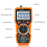 PM18C True RMS Digital Multimeter Measuring AC/DC Voltage Current Resistance Capacitance Frequency Temperature hFE NCV Tester
