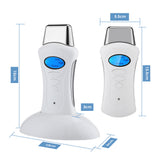 Microcurrent Ion Galvanic Mini Handheld Spa Device   Massage Heads USB Face Lift Beauty EMS Gel Facial Skin Care Machine