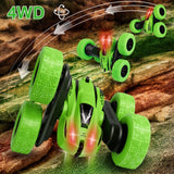 RC Stunt Car for Kids Toys RC Speed Cars 2.4Ghz Double Sided 360° Flips Racing Vehicle with LED Lights 4WD Driving Cars