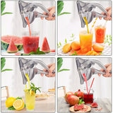 Durable Hand Lemon Juice Squeezer Aluminium Alloy Manual Juicer Juice Squeezer With Fruit Press Juicer For Lemon Juice