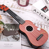 Children's early education guitar toy ukulele simulation guitar small toy four-string toy guitar playing musical instrument
