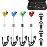 Lixada Fishing Swinger Set Carp Fishing Bite Indicator Swinger Digital Fishing Alarm LED Bite Indicator Illuminated Swinger